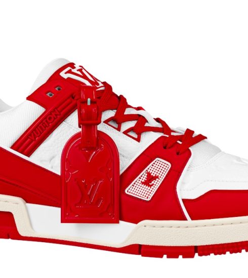 Louis Vuitton and (RED) present the Louis Vuitton I (RED) Trainer