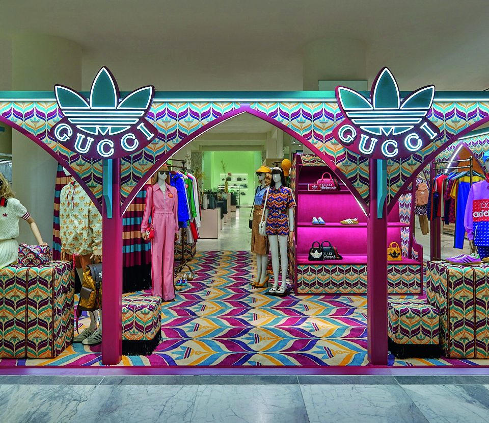 adidas x Gucci pop-up store