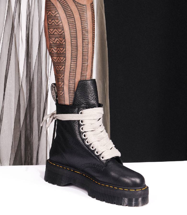 DR. MARTENS REUNITES WITH RICK OWENS TO RESHAPE ICONIC SILHOUETTES - Numéro  Netherlands