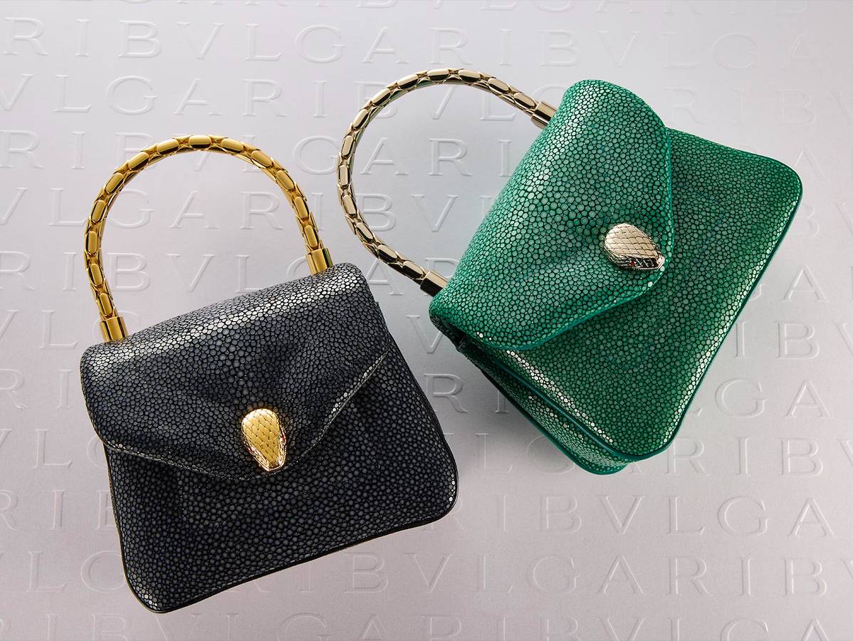 Bvlgari Metallic Patent Leather Serpenti Forever Shoulder Bag Bvlgari