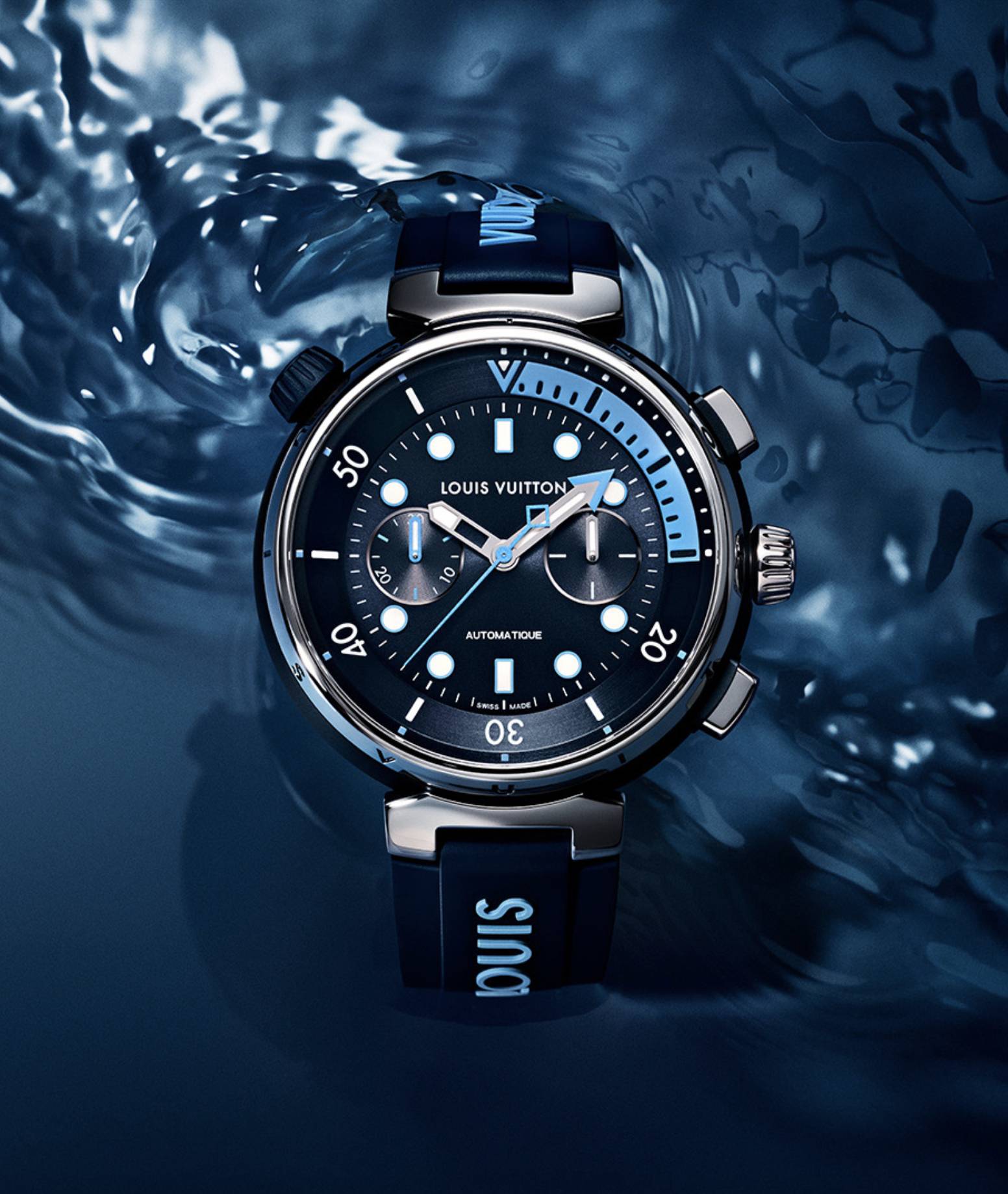 LOUIS VUITTON LAUNCHES THE STREET DIVER CHRONOGRAPH, THE NEW TAMBOUR WATCH  WITH CHRONOGRAPH FUNCTION - Numéro Netherlands