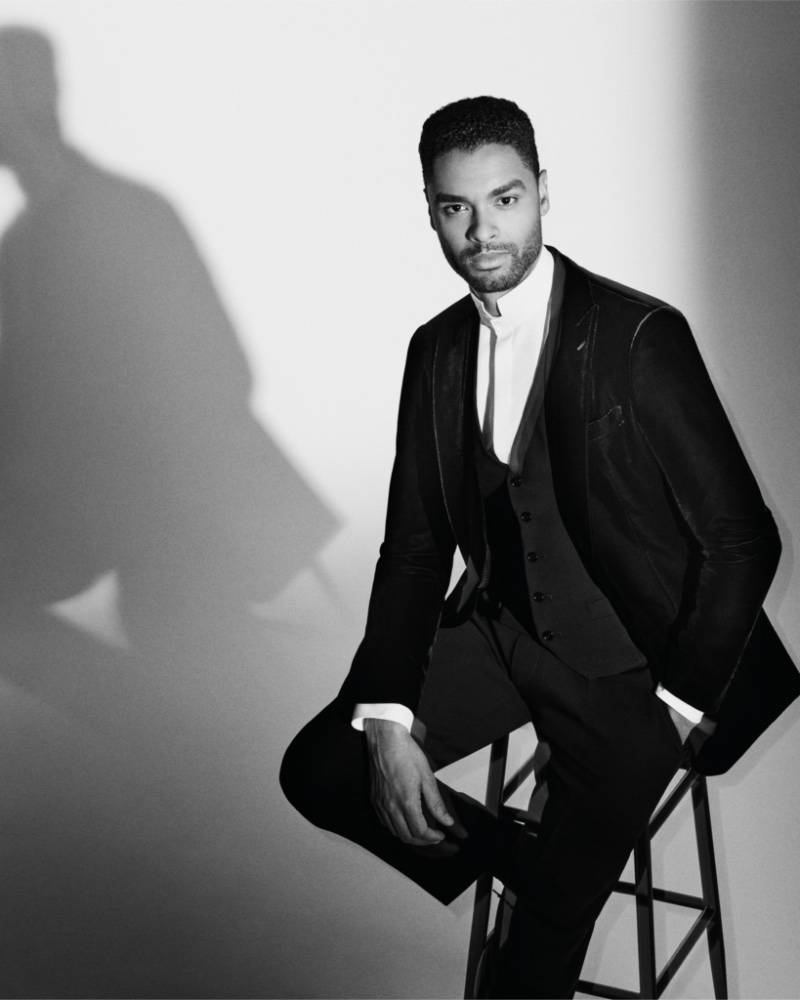 Regé-Jean Page models Giorgio Armani's Made to Measure collection for ...