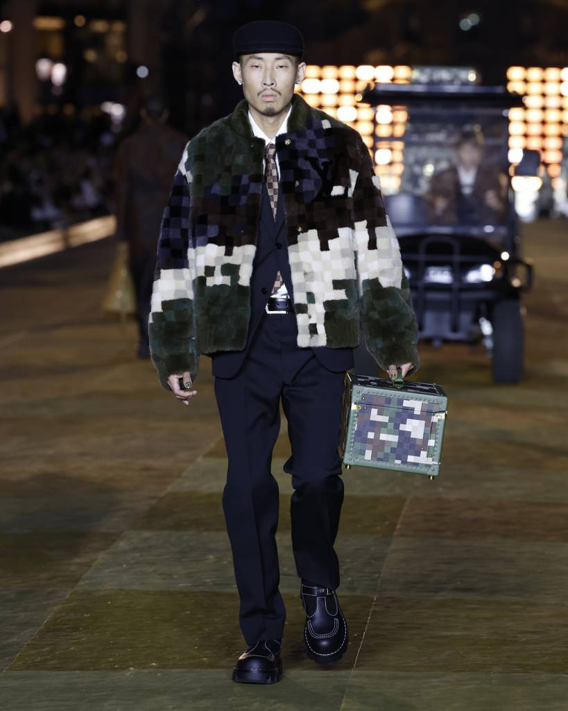 A closer look at the details from the Louis Vuitton Men's Spring
