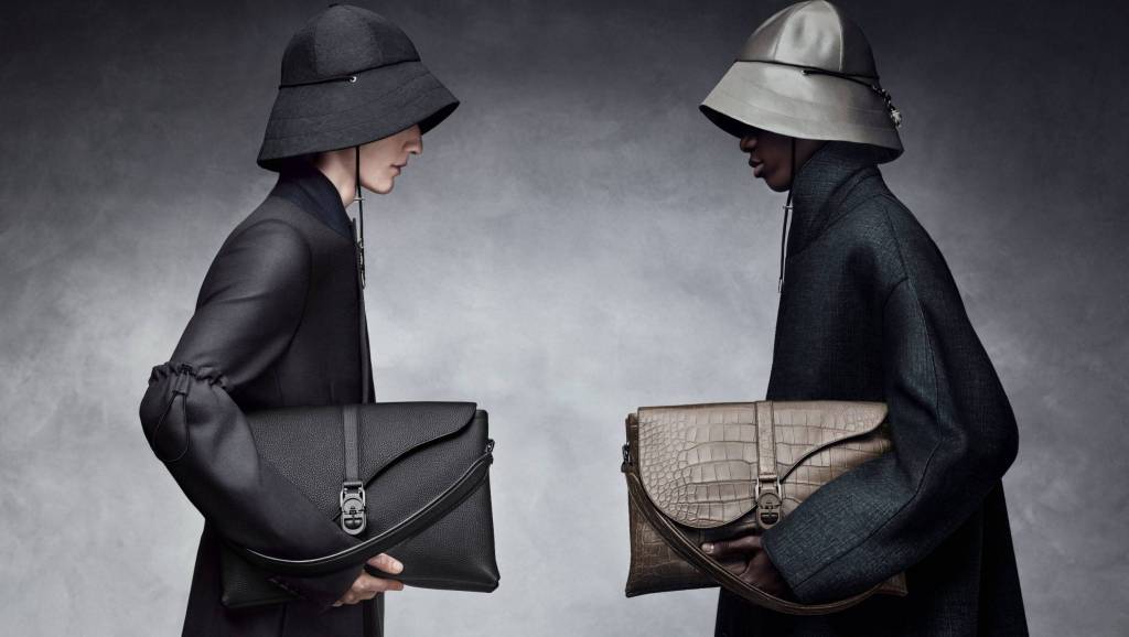 Boxy Saddle Bag Black Dior Oblique Gravity Leather