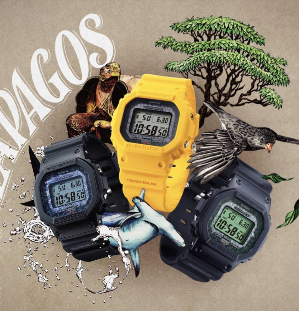 CASIO TO RELEASE CHARLES DARWIN FOUNDATION COLLABORATION G